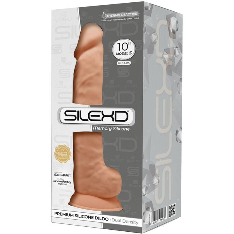 Dildo, SilexD - Model 1, Penis Realistic Dubla Densitate Silexpan Silicon, 26.6 CM